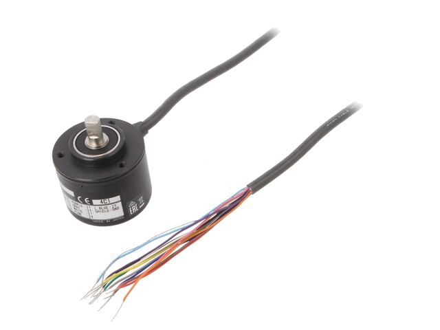 Encoder: absoluut; Uvoed: 12÷24VDC; 1024pulsen/omwenteling; IP65 Encoder: absoluut; Uvoed: 12÷24VDC; 1024pulsen/omwenteling; IP65